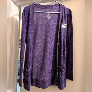 K-State Purple Cardigan